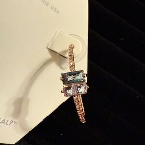 BP NEW “Always Glowing” Paraiba Tourmaline & Aquamarine CZ on Rose Gold